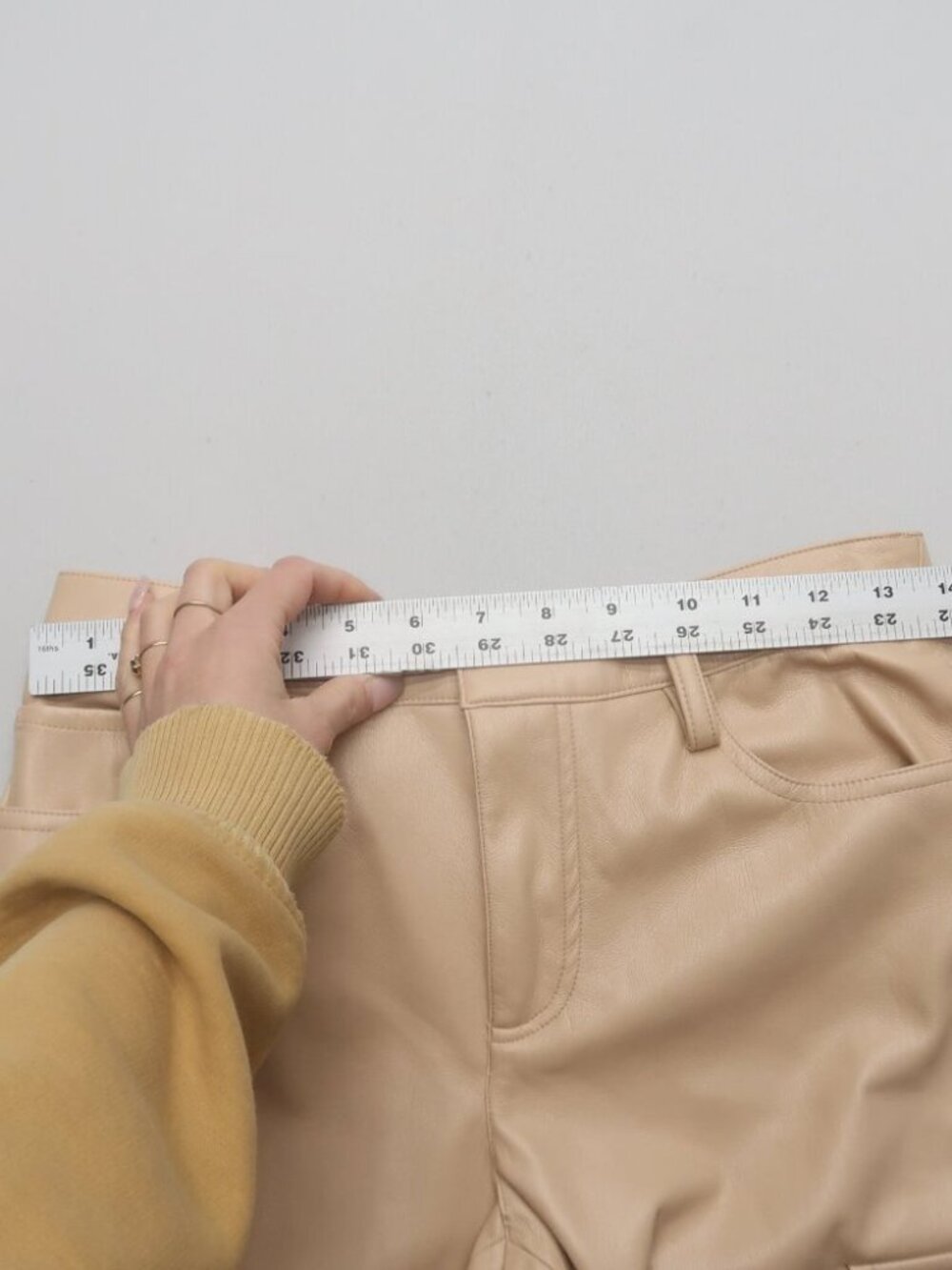 Alice + Olivia Luis Vegan Leather Cargo Pants - Picture 10 of 14